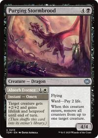 Magic: The Gathering Single - Tarkir: Dragonstorm - Purging Stormbrood - FOIL Uncommon/0213 - Lightly Played