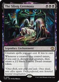 Magic: The Gathering Single - Tarkir: Dragonstorm - The Sibsig Ceremony - FOIL Rare/0091 - Lightly Played