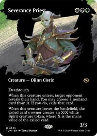 Magic: The Gathering Single - Tarkir: Dragonstorm - Severance Priest (Borderless) - Rare/0369 - Lightly Played