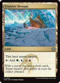 Magic: The Gathering Single - Tarkir: Dragonstorm - Frontier Bivouac - FOIL Uncommon/0256 - Lightly Played