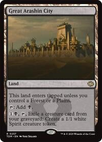 Magic: The Gathering Single - Tarkir: Dragonstorm - Great Arashin City - FOIL Rare/0257 - Lightly Played