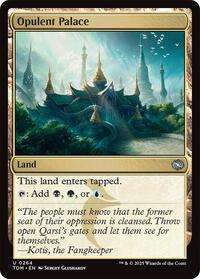 Magic: The Gathering Single - Tarkir: Dragonstorm - Opulent Palace - FOIL Uncommon/0264 - Lightly Played