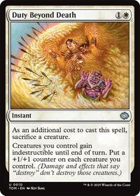 Magic: The Gathering Single - Tarkir: Dragonstorm - Duty Beyond Death - FOIL Uncommon/0010 - Lightly Played