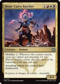 Magic: The Gathering Single - Tarkir: Dragonstorm - Bone-Cairn Butcher - FOIL Uncommon/0173 - Lightly Played