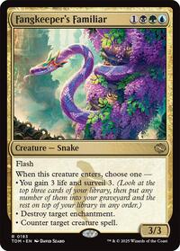Magic: The Gathering Single - Tarkir: Dragonstorm - Fangkeeper's Familiar - FOIL Rare/0183 - Lightly Played