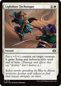 Magic: The Gathering Single - Tarkir: Dragonstorm - Lightfoot Technique - FOIL Common/0014 - Lightly Played