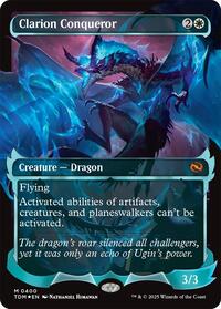 Magic: The Gathering Single - Tarkir: Dragonstorm - Clarion Conqueror (Showcase) - FOIL Mythic/0400 - Lightly Played