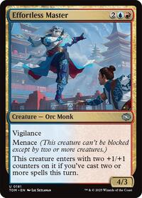 Magic: The Gathering Single - Tarkir: Dragonstorm - Effortless Master - FOIL Uncommon/0181 - Lightly Played