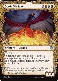 Magic: The Gathering Single - Tarkir: Dragonstorm - Sonic Shrieker (Showcase) - Uncommon/0318 - Lightly Played