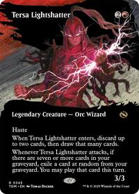 Magic: The Gathering Single - Tarkir: Dragonstorm - Tersa Lightshatter (Borderless) - FOIL Rare/0345 - Lightly Played