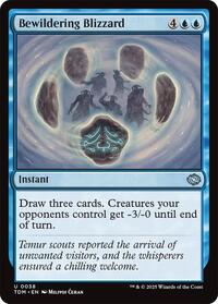 Magic: The Gathering Single - Tarkir: Dragonstorm - Bewildering Blizzard - FOIL Uncommon/0038 - Lightly Played