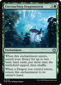 Magic: The Gathering Single - Tarkir: Dragonstorm - Encroaching Dragonstorm - FOIL Uncommon/0142 - Lightly Played