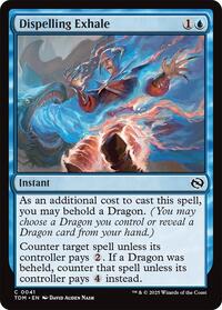 Magic: The Gathering Single - Tarkir: Dragonstorm - Dispelling Exhale - FOIL Common/0041 - Lightly Played