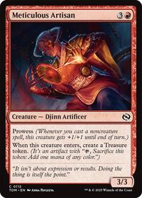 Magic: The Gathering Single - Tarkir: Dragonstorm - Meticulous Artisan - FOIL Common/0112 - Lightly Played (Copy)