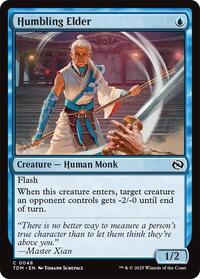 Magic: The Gathering Single - Tarkir: Dragonstorm - Humbling Elder - FOIL Common/0048 - Lightly Played