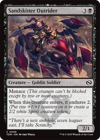 Magic: The Gathering Single - Tarkir: Dragonstorm - Sandskitter Outrider - FOIL Common/0089 - Lightly Played