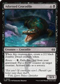 Magic: The Gathering Single - Tarkir: Dragonstorm - Adorned Crocodile - Common/0069 - Lightly Played