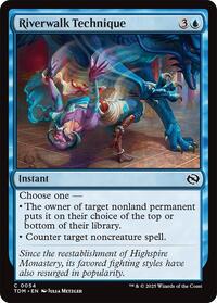 Magic: The Gathering Single - Tarkir: Dragonstorm - Riverwalk Technique - FOIL Common/0054 - Lightly Played