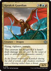 Magic: The Gathering Single - Tarkir: Dragonstorm - Karakyk Guardian - FOIL Uncommon/0198 - Lightly Played