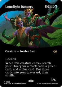 Magic: The Gathering Single - Tarkir: Dragonstorm - Lotuslight Dancers (Borderless) - Rare/0363 - Lightly Played