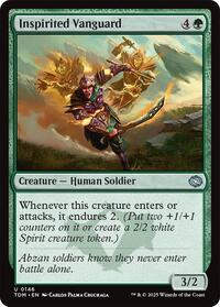 Magic: The Gathering Single - Tarkir: Dragonstorm - Inspirited Vanguard - FOIL Uncommon/0146 - Lightly Played
