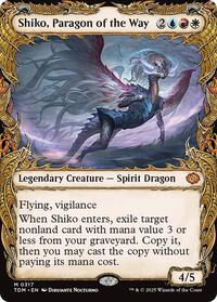 Magic: The Gathering Single - Tarkir: Dragonstorm - Shiko, Paragon of the Way (Showcase) - FOIL Rare/0317 - Lightly Played