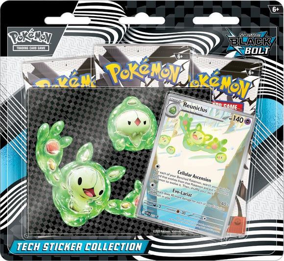Pokemon TCG: Scarlet & Violet - Black Bolt Tech Sticker Collection