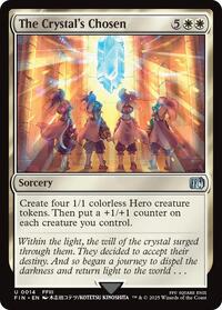 Magic: The Gathering Single - Final Fantasy - The Crystal's Chosen - FOIL Uncommon/0014 - Lightly Played