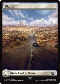 Magic: The Gathering Single - Final Fantasy - 	Plains (0296) - FOIL Land/0296 - Lightly Played