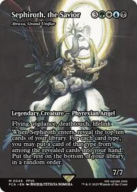 Magic: The Gathering Single - Final Fantasy: Through The Ages - Sephiroth, the Savior - Atraxa, Grand Unifier (Showcase) - Mythic/0049 - Lightly Played