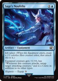 Magic: The Gathering Single - Final Fantasy - Sage's Nouliths - FOIL Common/0070 - Lightly Played