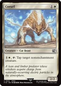 Magic: The Gathering Single - Final Fantasy - Coeurl - FOIL Common/0012 - Lightly Played