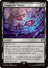 Magic: The Gathering Single - Final Fantasy - Poison the Waters - FOIL Uncommon/0111 - Lightly Played
