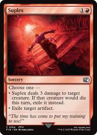 Magic: The Gathering Single - Final Fantasy - Suplex - FOIL Uncommon/0164 - Lightly Played