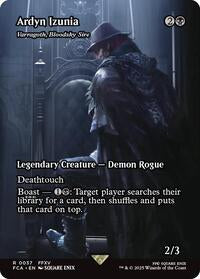 Magic: The Gathering Single - Final Fantasy: Through The Age - Ardyn Izunia - Varragoth, Bloodsky Sire (Showcase) - Rare/0037 - Lightly Played