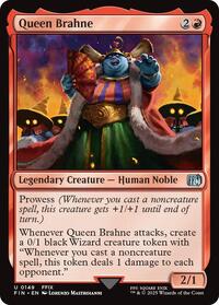 Magic: The Gathering Single - Final Fantasy - Queen Brahne - FOIL Uncommon/0149 - Lightly Played