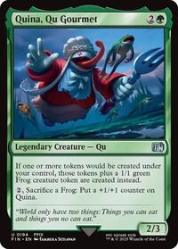 Magic: The Gathering Single - Final Fantasy - Quina, Qu Gourmet - FOIL Uncommon/0194 - Lightly Played