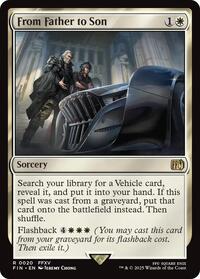 Magic: The Gathering Single - Final Fantasy - From Father to Son - FOIL Rare/0020 - Lightly Played