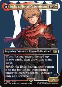 Magic: The Gathering Single - Final Fantasy - 	Joshua, Phoenix's Dominant (Borderless) - Rare/0397 - Lightly Played
