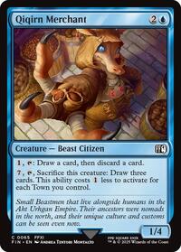 Magic: The Gathering Single - Final Fantasy - Qiqirn Merchant - FOIL Common/0065 - Lightly Played