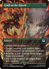Magic: The Gathering Single - Final Fantasy - Clash of the Eikons (Borderless) - FOIL Uncommon/0341 - Lightly Played