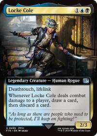 Magic: The Gathering Single - Final Fantasy - 	Locke Cole (Extended Art) - Uncommon/0499 - Lightly Played