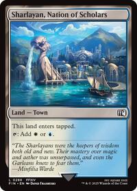 Magic: The Gathering Single - Final Fantasy - Sharlayan, Nation of Scholars - FOIL Land/0288 - Lightly Played