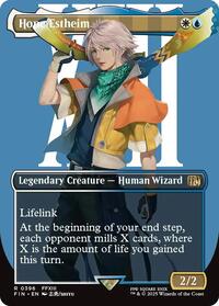 Magic: The Gathering Single - Final Fantasy - Hope Estheim (Borderless) - FOIL Rare/0396 - Lightly Played