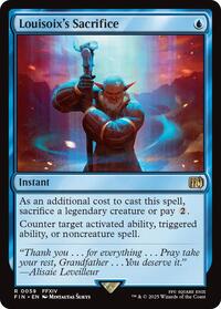 Magic: The Gathering Single - Final Fantasy - 	Louisoix's Sacrifice - FOIL Rare/0059 - Lightly Played