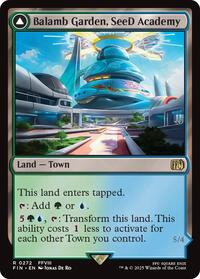 Magic: The Gathering Single - Final Fantasy - Balamb Garden, SeeD Academy - FOIL Rare/0272 - Lightly Played