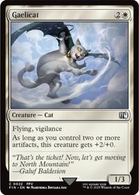 Magic: The Gathering Single - Final Fantasy - Gaelicat - FOIL Common/0022 - Lightly Played