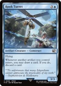 Magic: The Gathering Single - Final Fantasy - Rook Turret - FOIL Common/0069 - Lightly Played