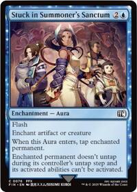 Magic: The Gathering Single - Final Fantasy - Stuck in Summoner's Sanctum - FOIL Common/0076 - Lightly Played