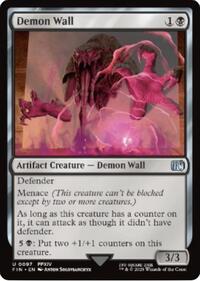 Magic: The Gathering Single - Final Fantasy - Demon Wall - FOIL Uncommon/0097 - Lightly Played